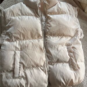 Ellison Women's Light Beige Puffer Vest